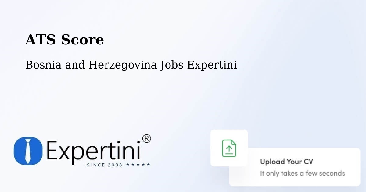 Resume ATS Score & Job Description Match Tool – Rodoč - Bosnia and Herzegovina Jobs Expertini