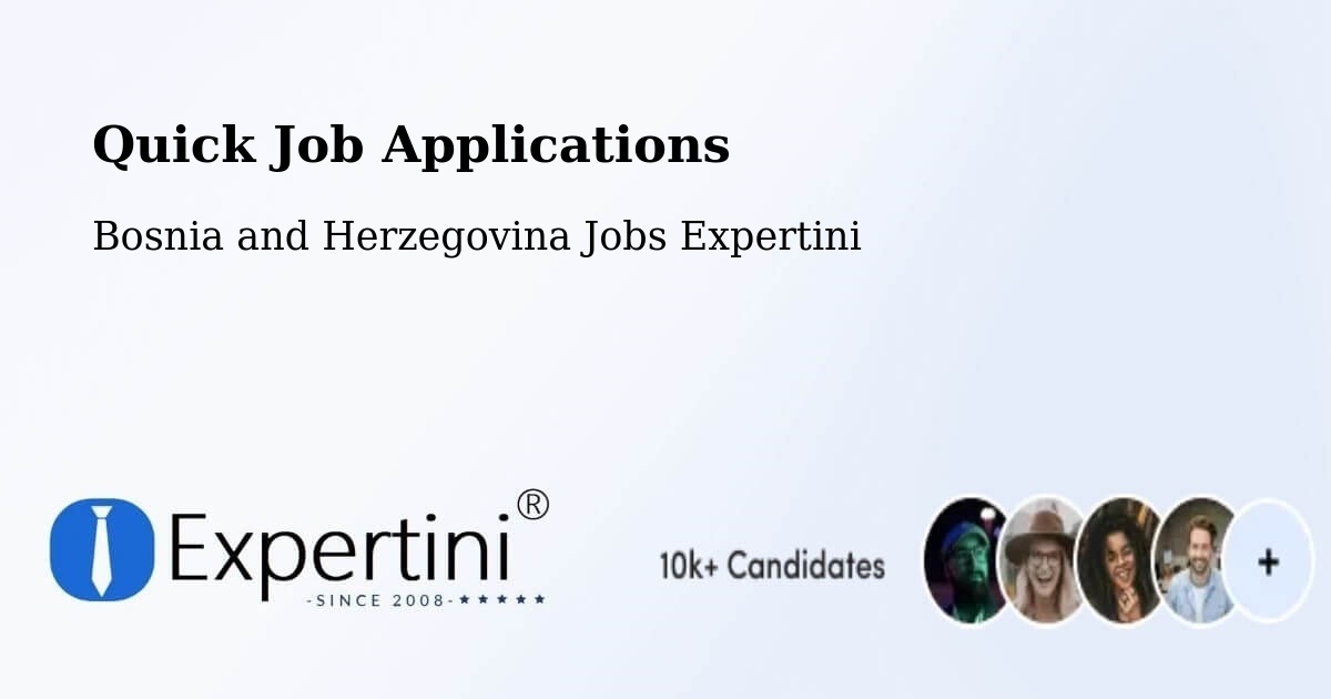 Quick Apply Feature – Rodoč - Bosnia and Herzegovina Jobs Expertini